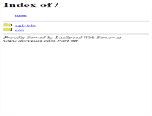 Tablet Screenshot of dorveille.com